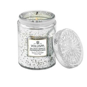 Volupsa silver birch papercorn scent jar candle 5.6 oz